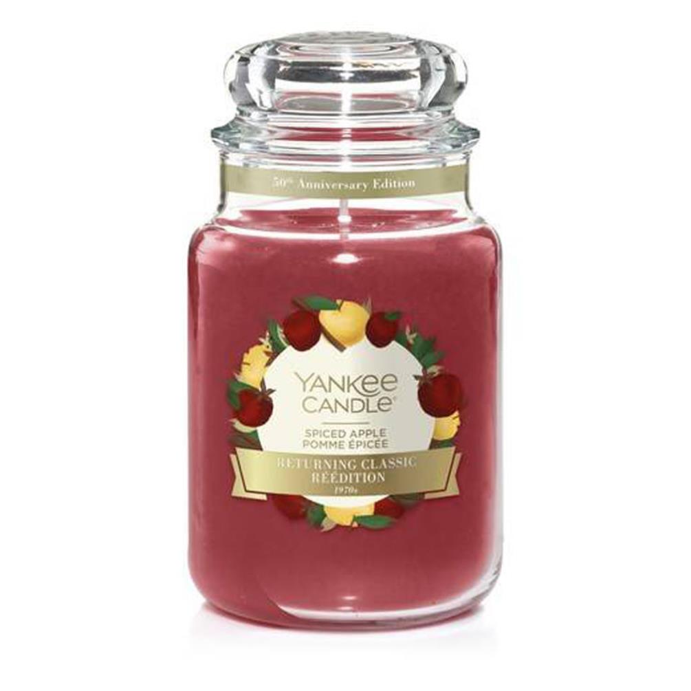 Yankee Candle Spiced Apple 1970’s LIMITED REEDITION Large Jar £22.49